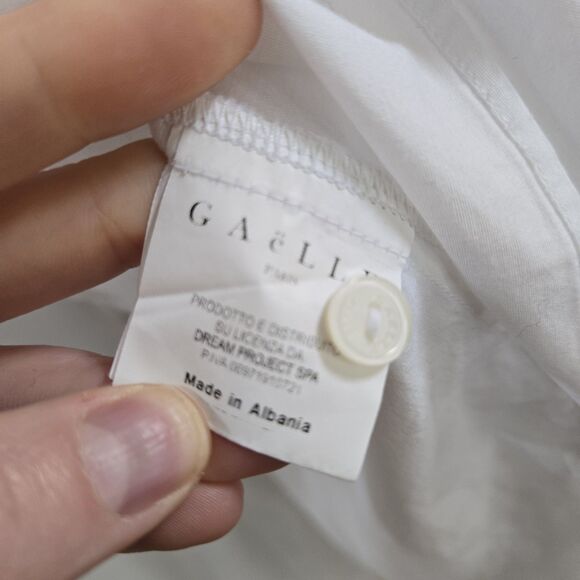 Gaelle Paris Shirt Button Down Size 2 S - Picture 8 of 8